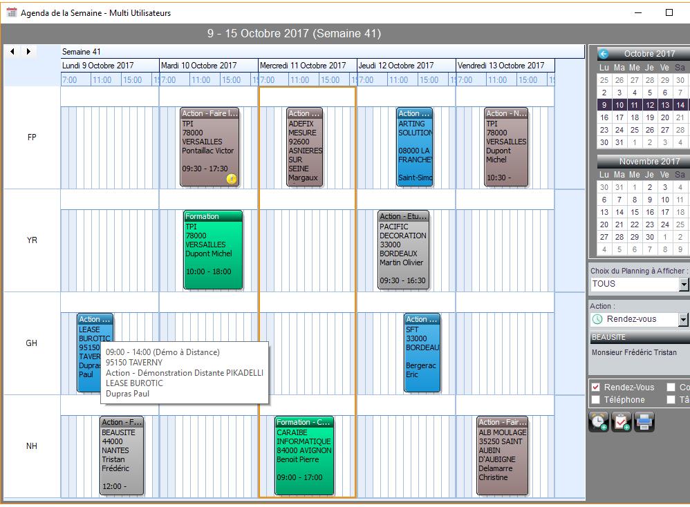 Planning de Groupe (synchronisation possible avec Microsoft Outlook)... Planning de Groupe (synchronisation possible avec Microsoft Outlook)...