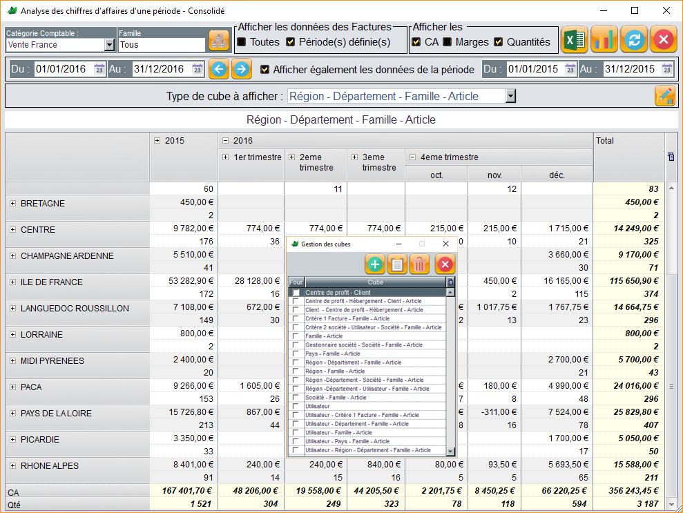 Module de Business Intelligence pour tous vos reportings et toutes vos statistiques... Module de Business Intelligence pour tous vos reportings et toutes vos statistiques...