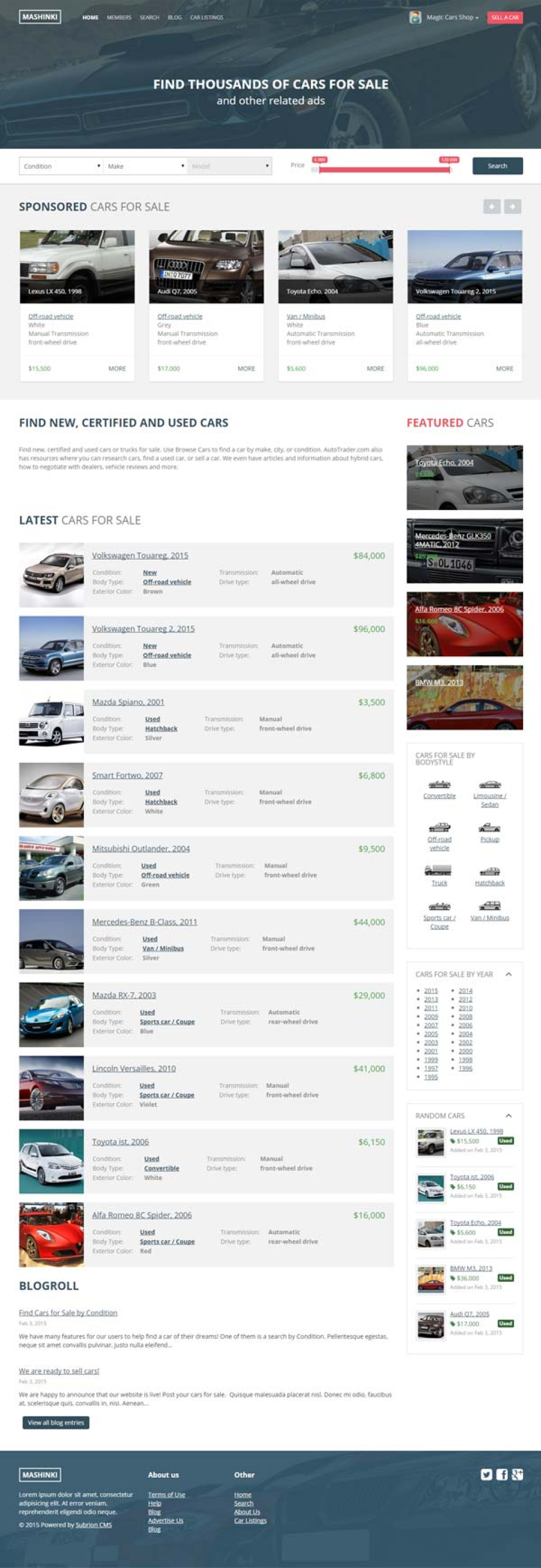 Subrion Auto Classified-screenshot-1 Subrion Auto Classified-screenshot-1