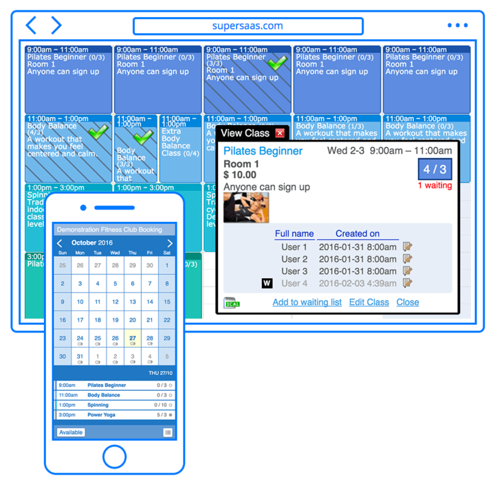 SuperSaaS Appointment Schedule - SuperSaaS Appuntamento Schedule-screenshot-1