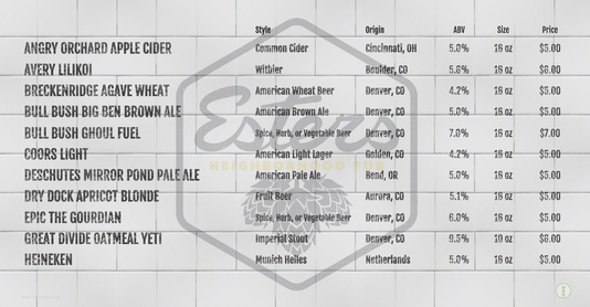 TapHunter Digital Drink Menus-screenshot-1 TapHunter Digital Drink Menus-screenshot-1