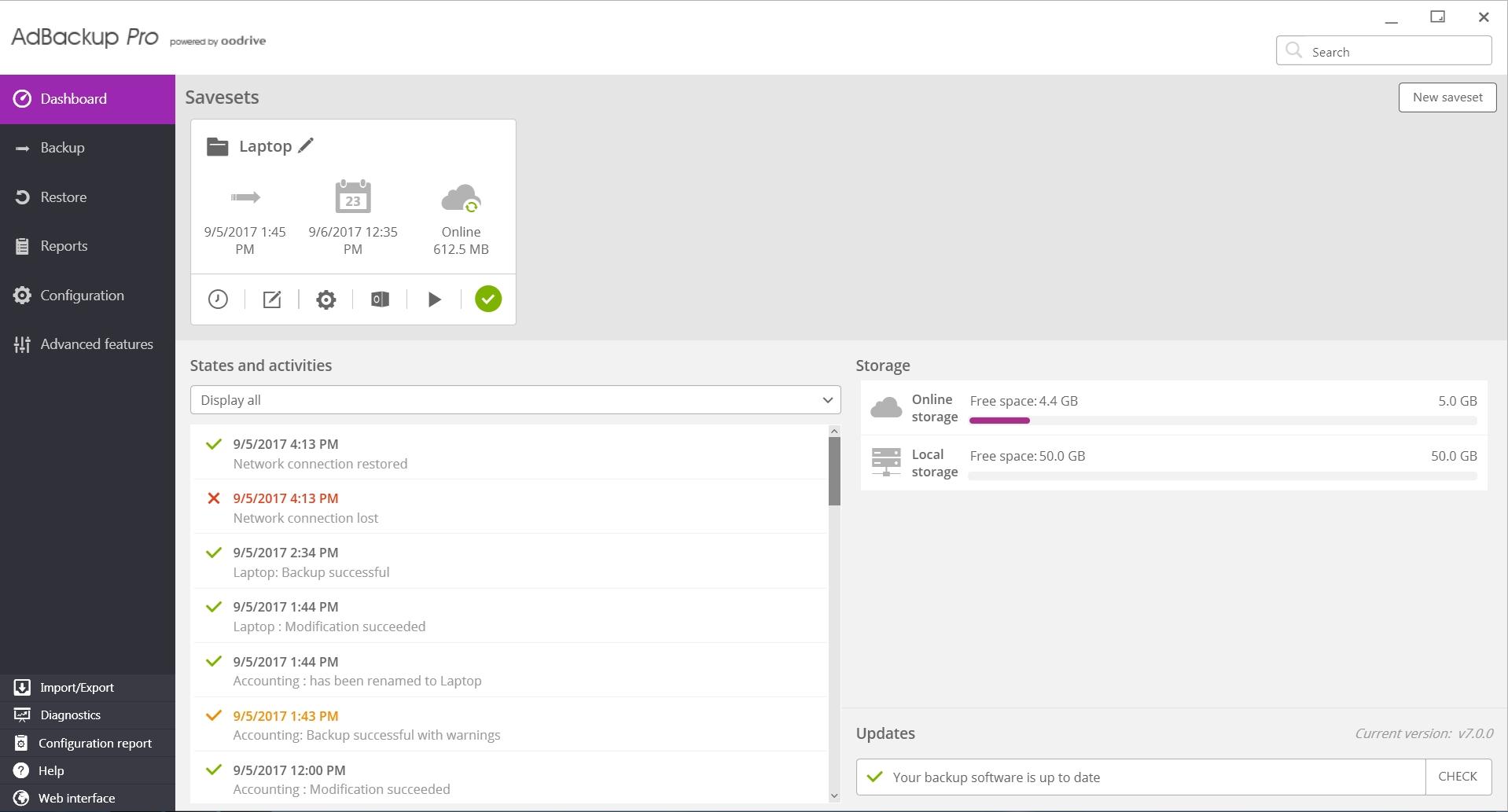 Interface simple et intuitive Interface simple et intuitive