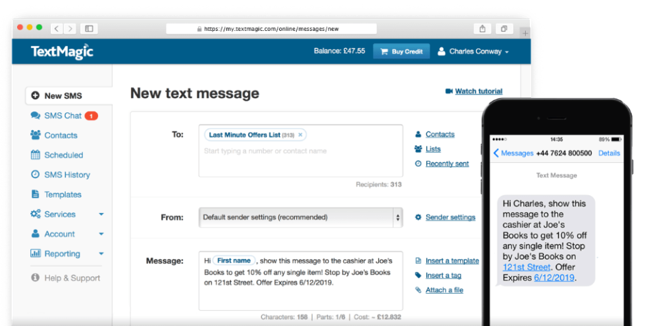 TextMagic-screenshot-0