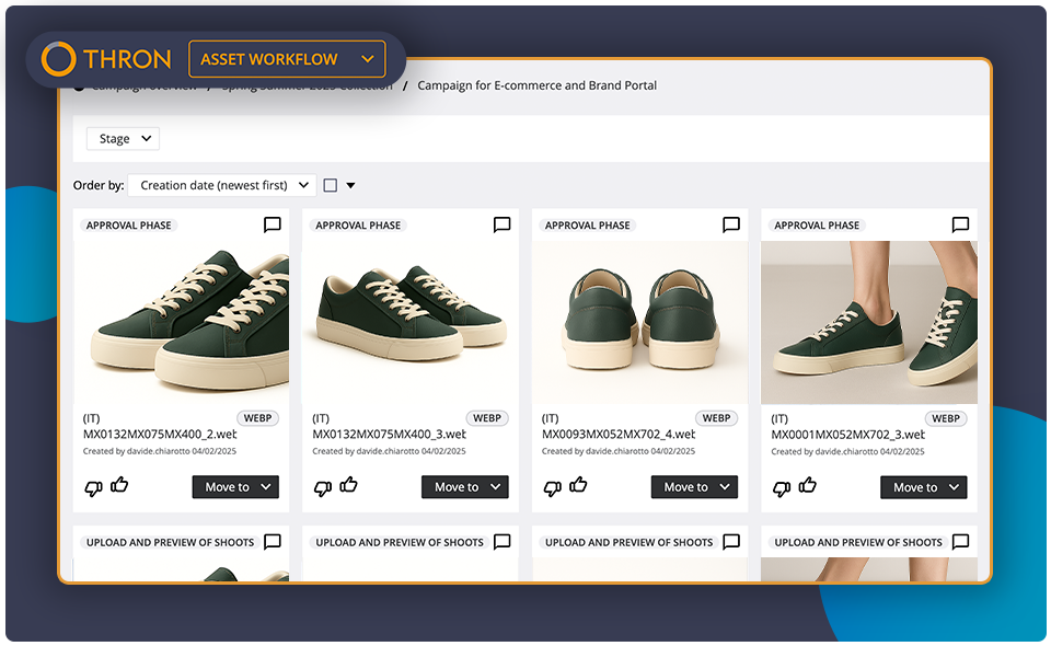 THRON - Asset workflow