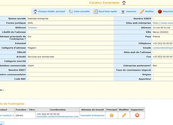 LUG CRM: Notifications, Rapport d'activité commerciale, Agendas partagés LUG CRM: Notifications, Rapport d'activité commerciale, Agendas partagés