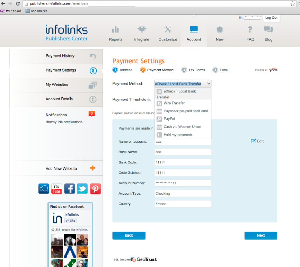 Tipalti screenshot