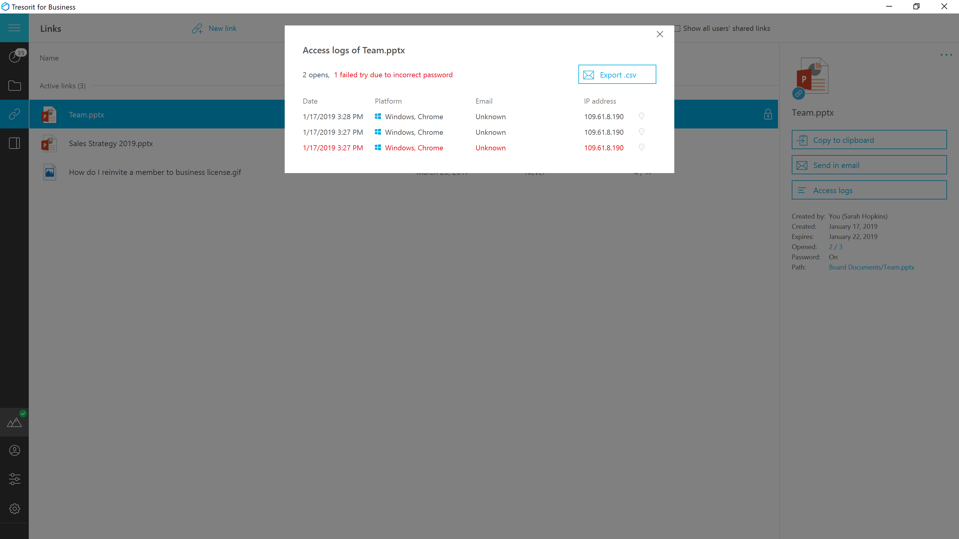 Tresorit - access logs.png Tresorit - access logs.png