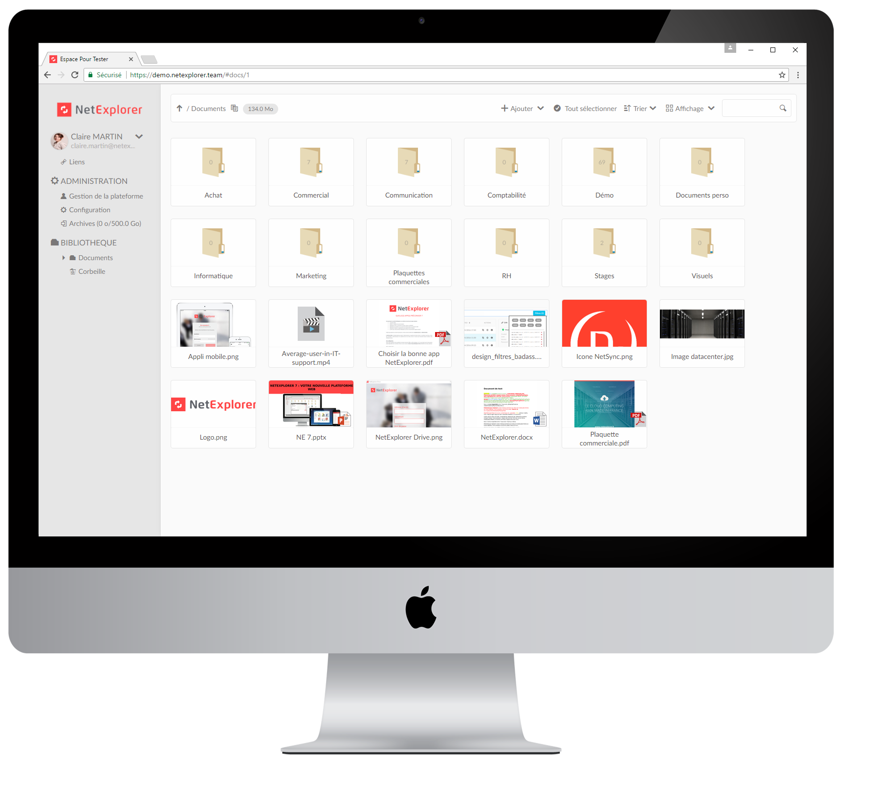 Stockage sécurisé, partage de fichiers sans limite de taille, gestion des droits d'accès des utilisateurs, travail collaboratif et signature électronique. Stockage sécurisé, partage de fichiers sans limite de taille, gestion des droits d'accès des utilisateurs, travail collaboratif et signature électronique.