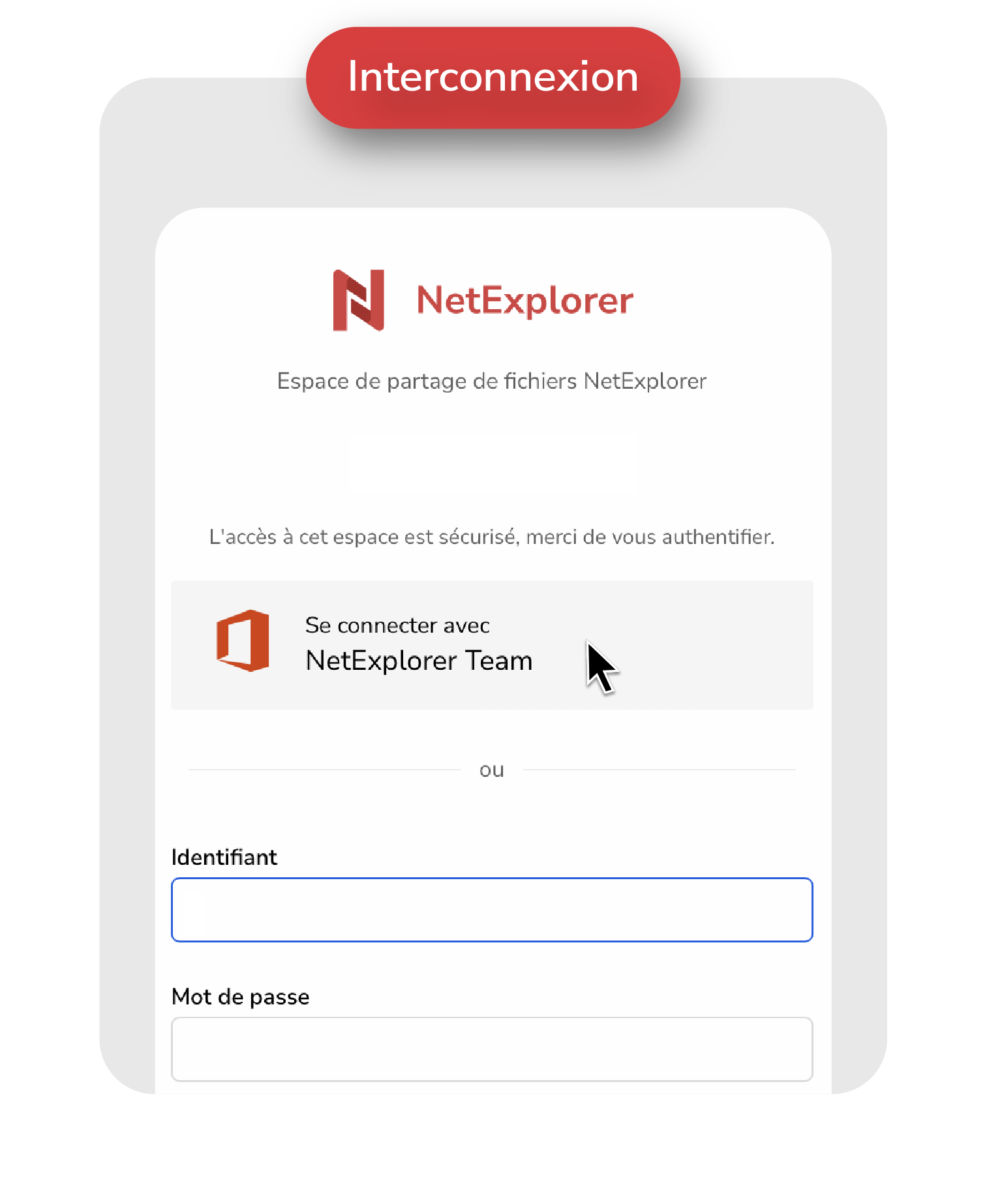 NetExplorer Workspace - Facilitez l’accès pour vos utilisateurs et sécurisez l’authentification grâce au Single Sign-On (SSO). NetExplorer est compatible SAML 2.0, OpenID Connect et Microsoft 365.