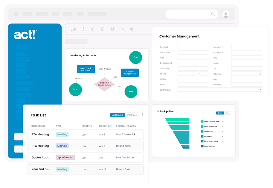 Act! - Gestion Clients et Activités Act! - Gestion Clients et Activités