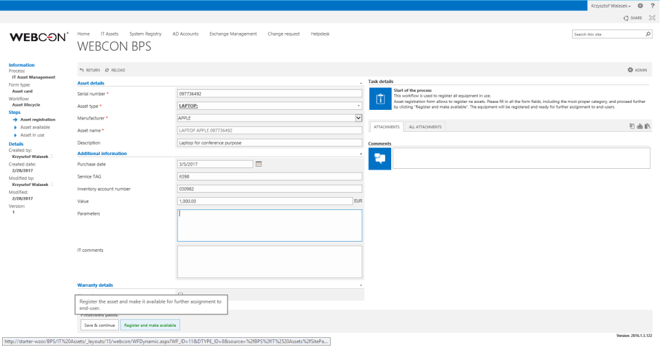 WEBCON Business Process Suite-screenshot-1 WEBCON Business Process Suite-screenshot-1
