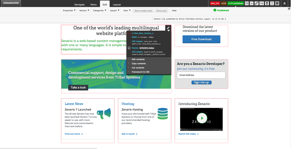 Zenario CMS-screenshot-0