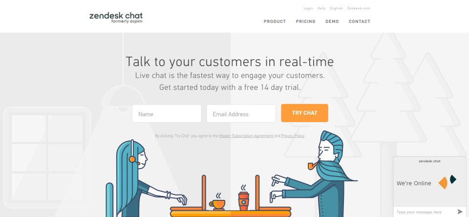 Zendesk Chat-screenshot-0 Zendesk Chat-screenshot-0