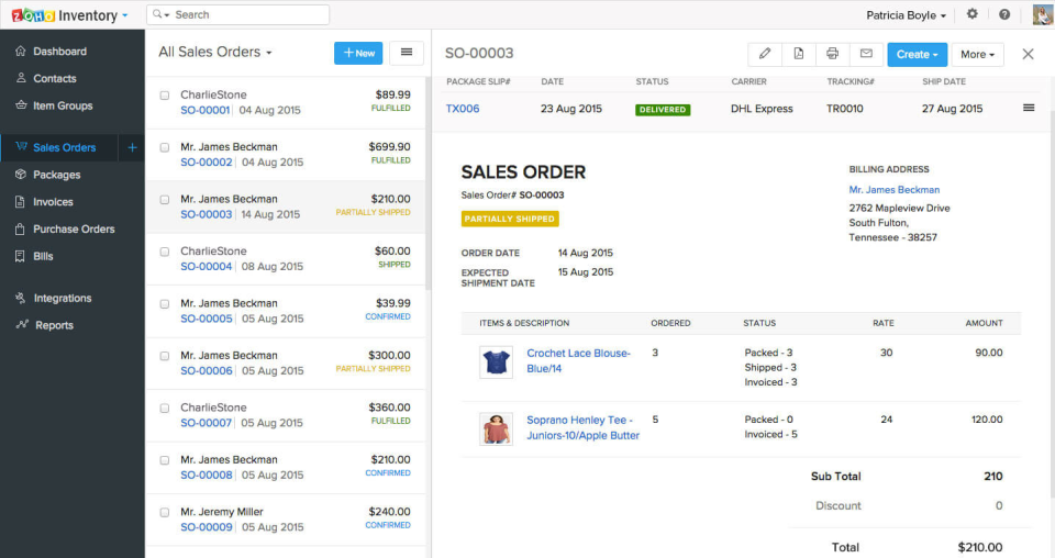 Zoho Inventory-screenshot-1 Zoho Inventory-screenshot-1