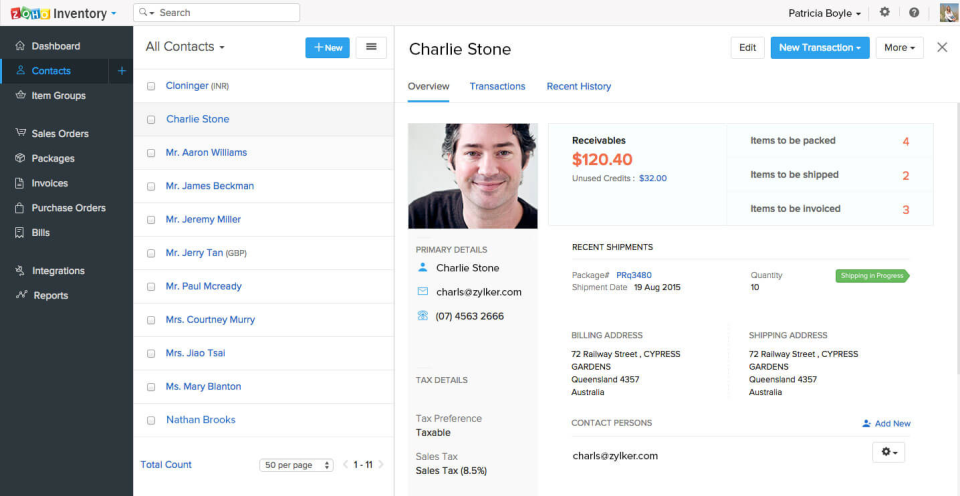 Zoho Inventory-screenshot-3 Zoho Inventory-screenshot-3