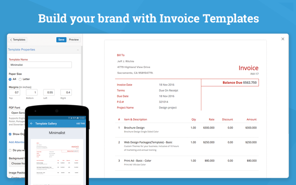 Zoho Invoice - Zoho Invoice-screenshot-1