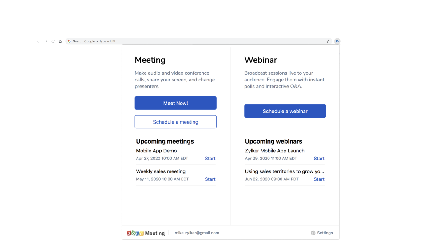 Zoho Meeting - Screenshot 6