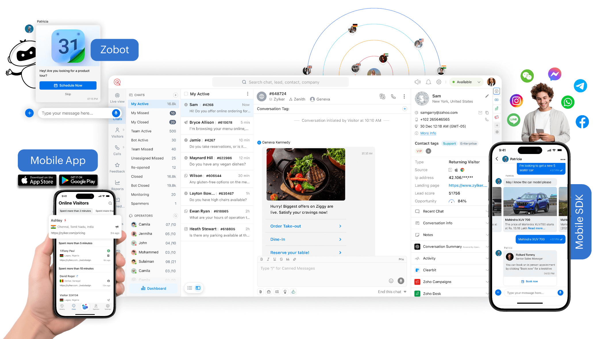 Zoho SalesIQ - Screenshot 9