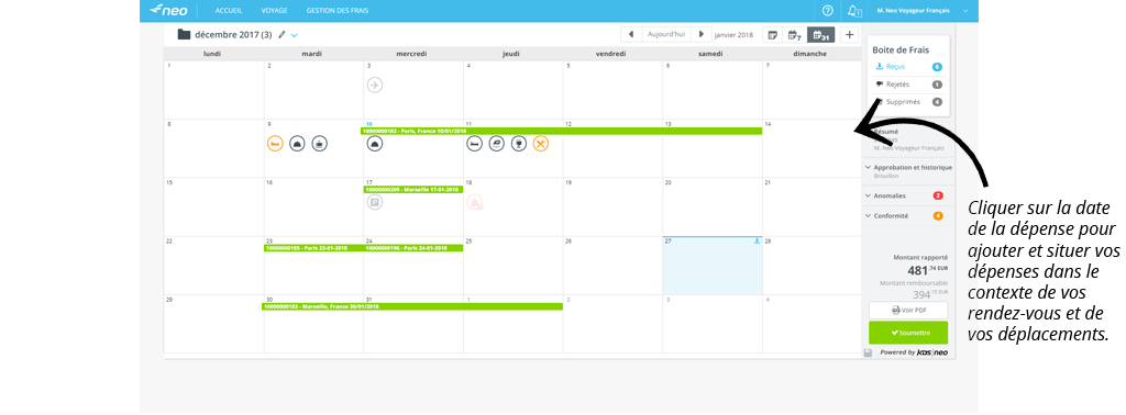 KDS Neo gestion des notes de frais KDS Neo gestion des notes de frais