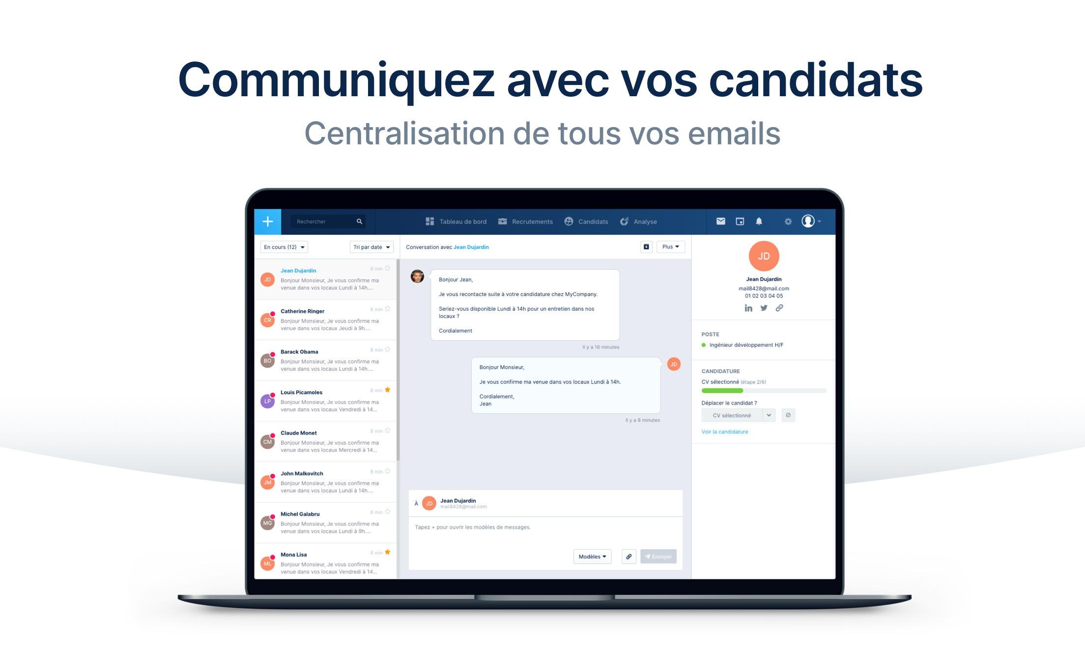 Messagerie centralisée Messagerie centralisée