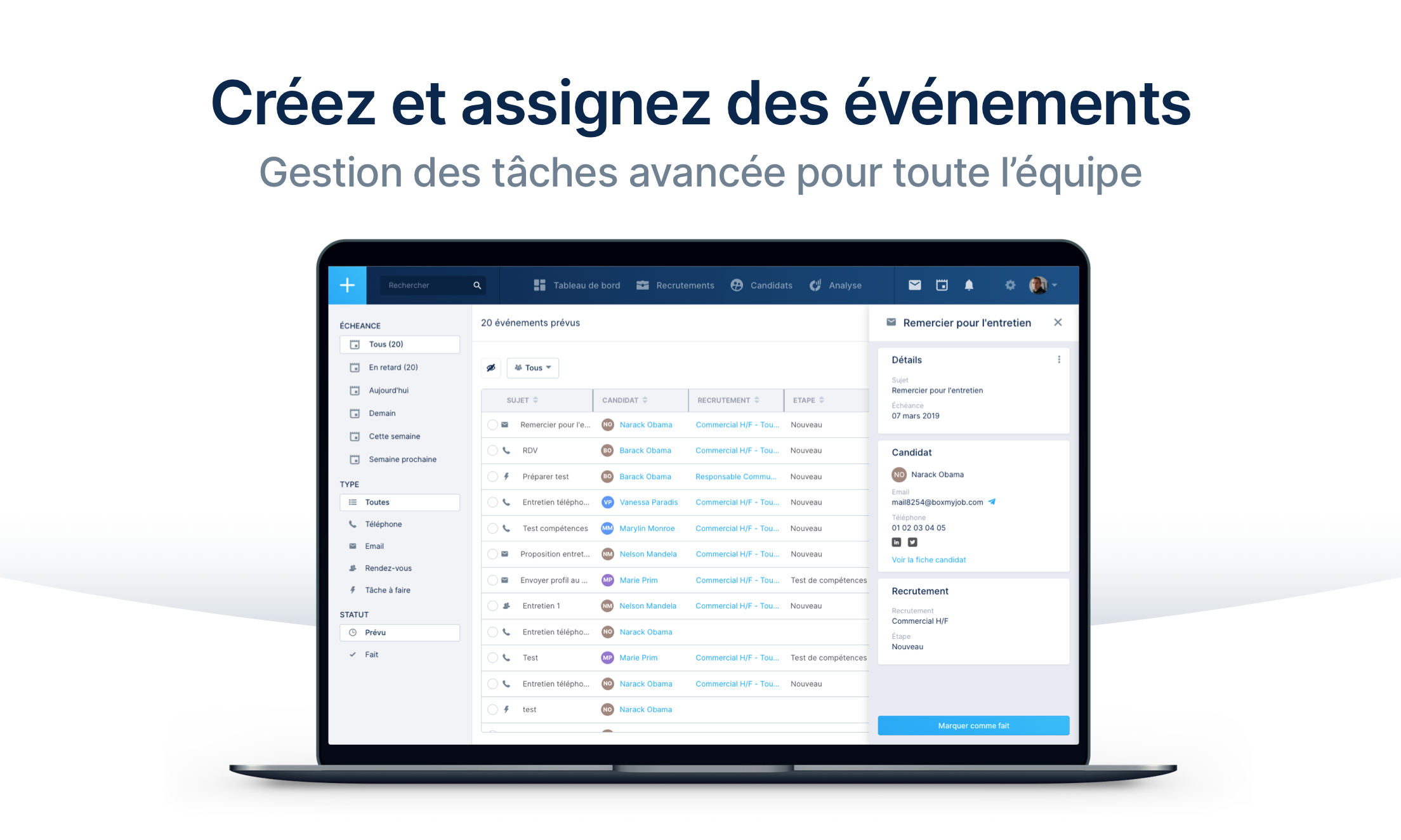 Gérez vos tâches en équipe Gérez vos tâches en équipe