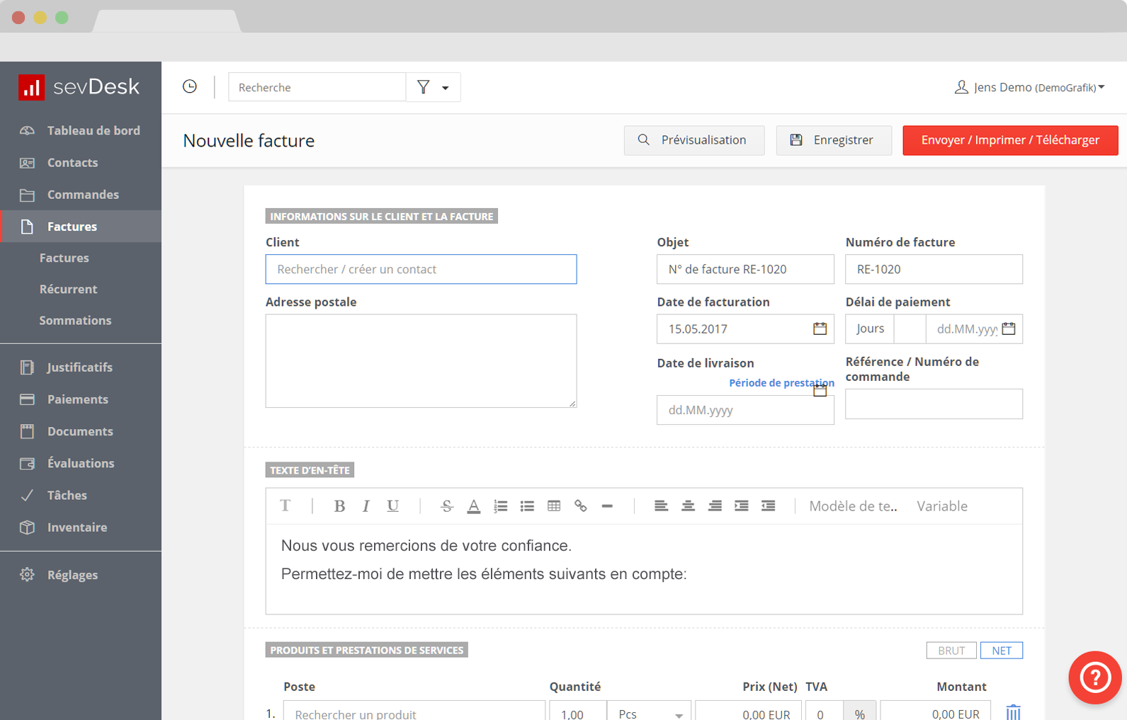 Facturation en ligne et sur application mobile Facturation en ligne et sur application mobile