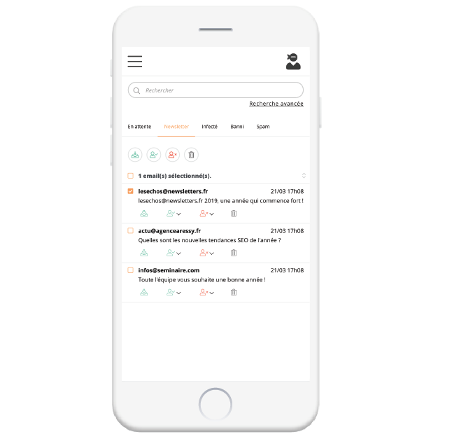 Mailinblack - Screenshot 3