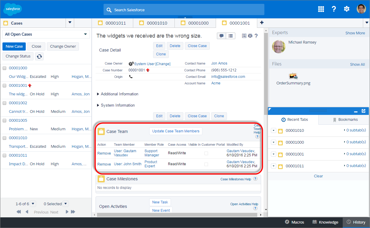 Service Cloud - Salesforce Service Cloud: Gestão de Casos