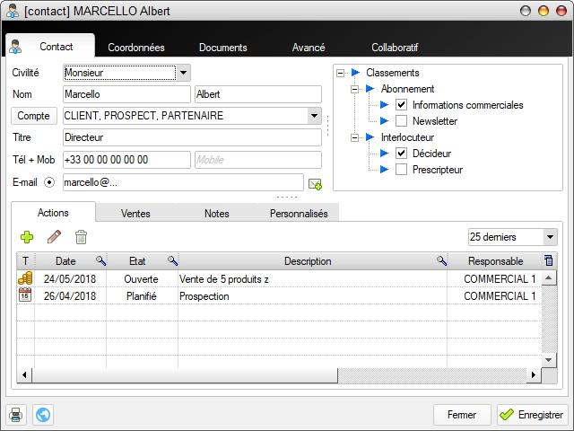 Gestion de comptes (BtoB) et de contact (BtoC) Gestion de comptes (BtoB) et de contact (BtoC)