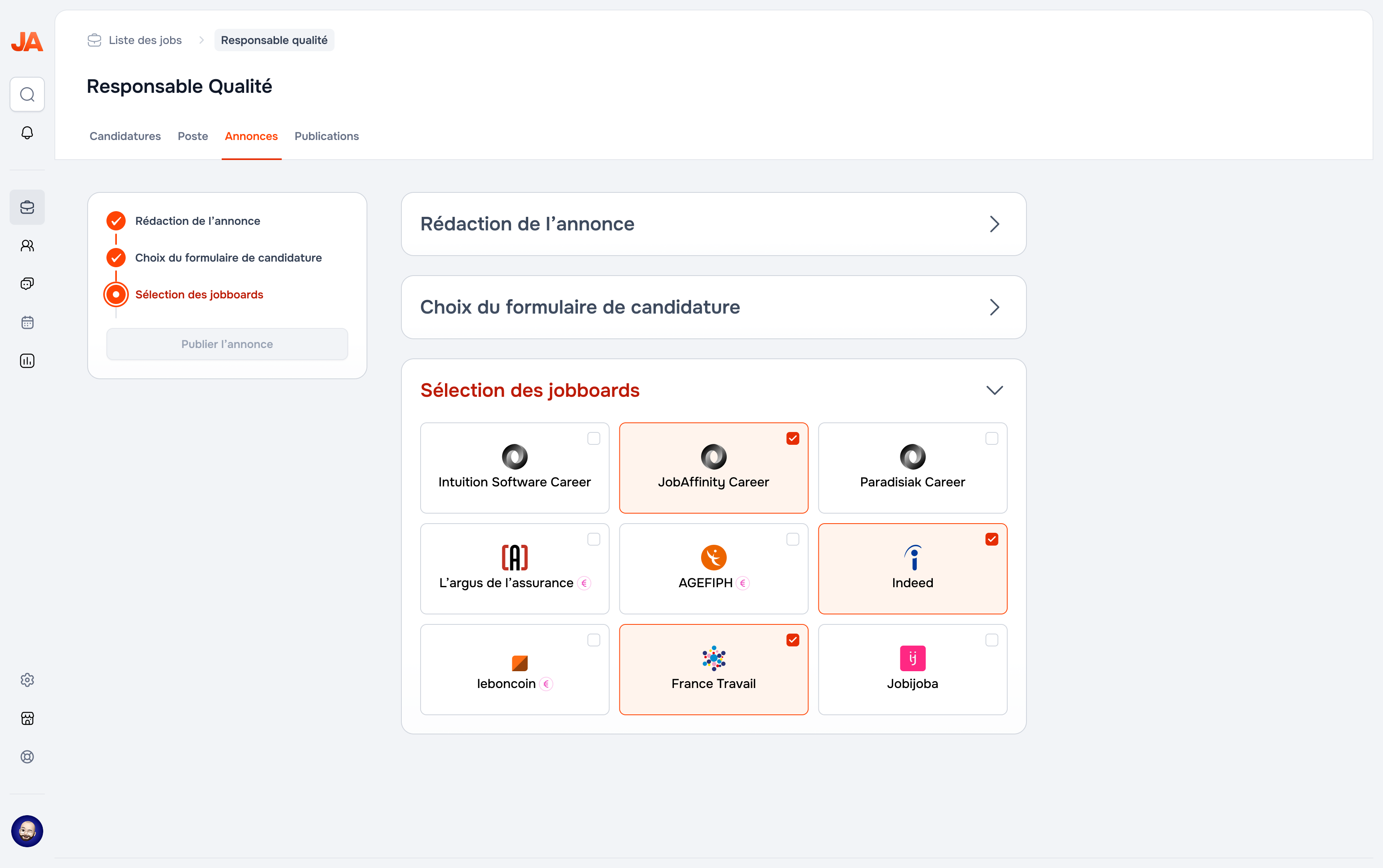 JobAffinity - Capture d'écran 4
