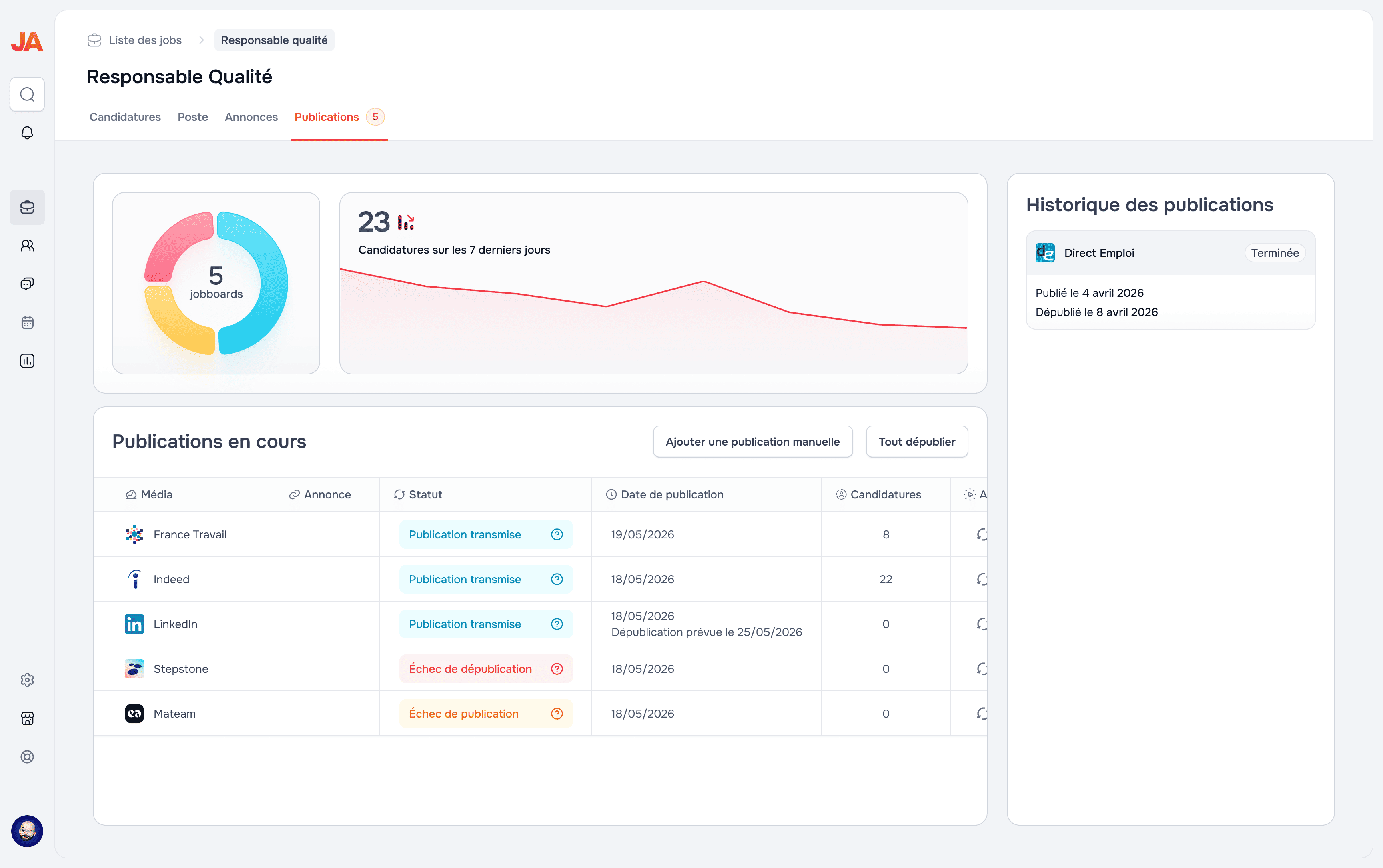 JobAffinity - Capture d'écran 5