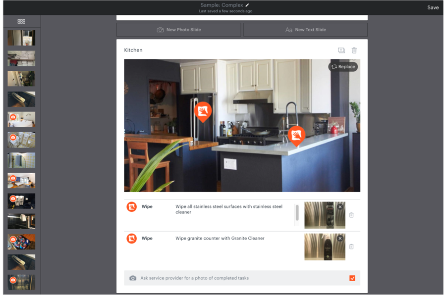 Customized checklist will help never miss the details