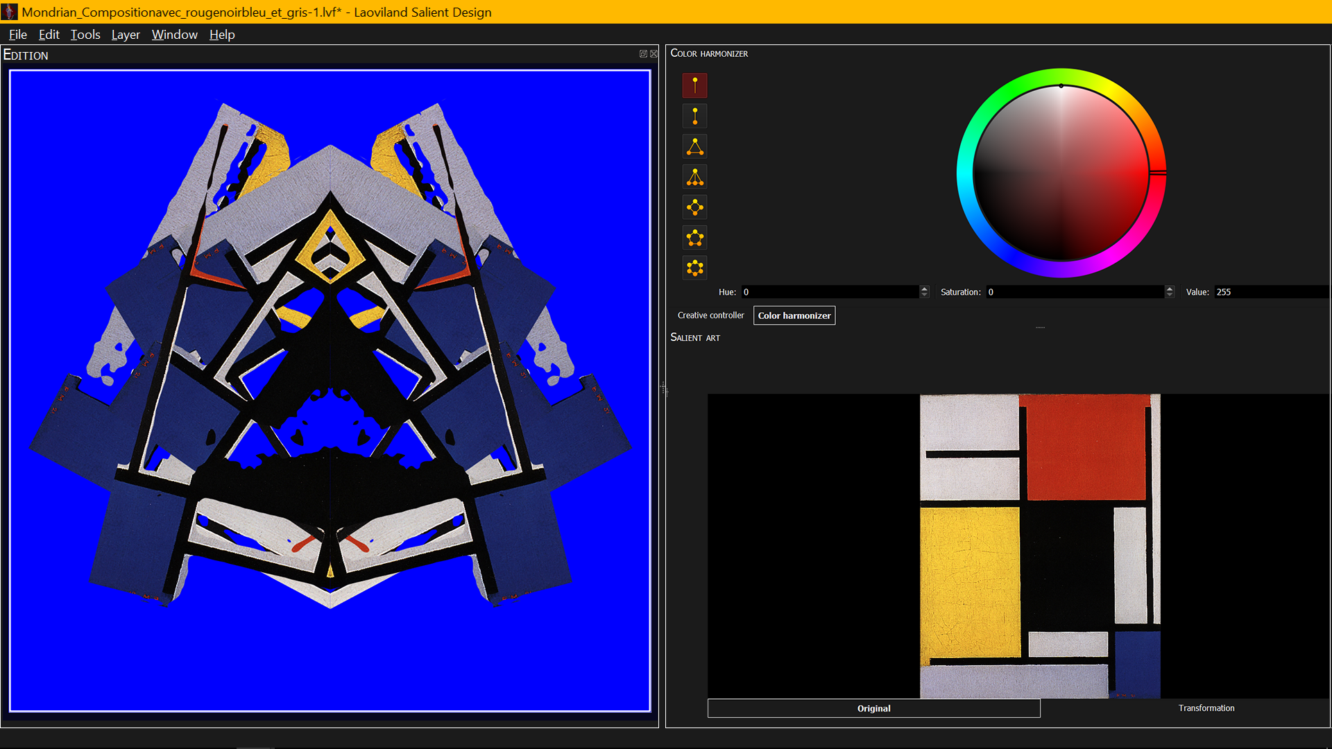 ... Bonjour Monsieur Mondrian !