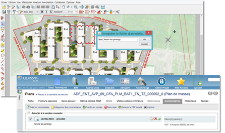 Exemple de visualisation au travers de l'application PLM-EDMS Exemple de visualisation au travers de l'application PLM-EDMS