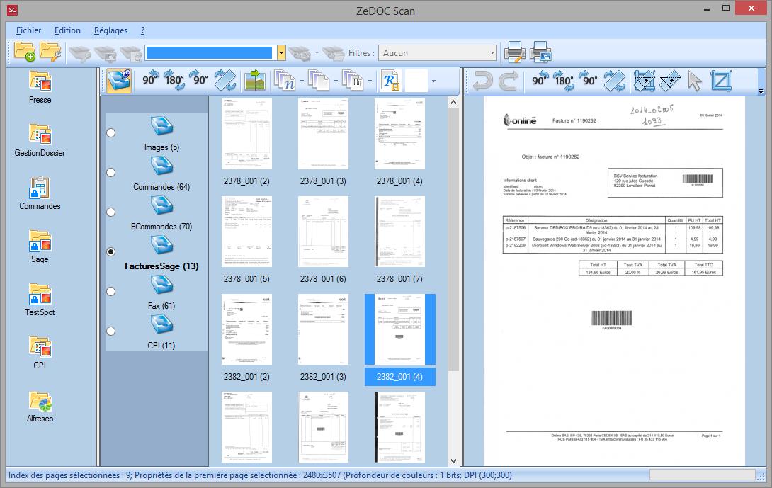 Interface ZeDOC Scan Interface ZeDOC Scan