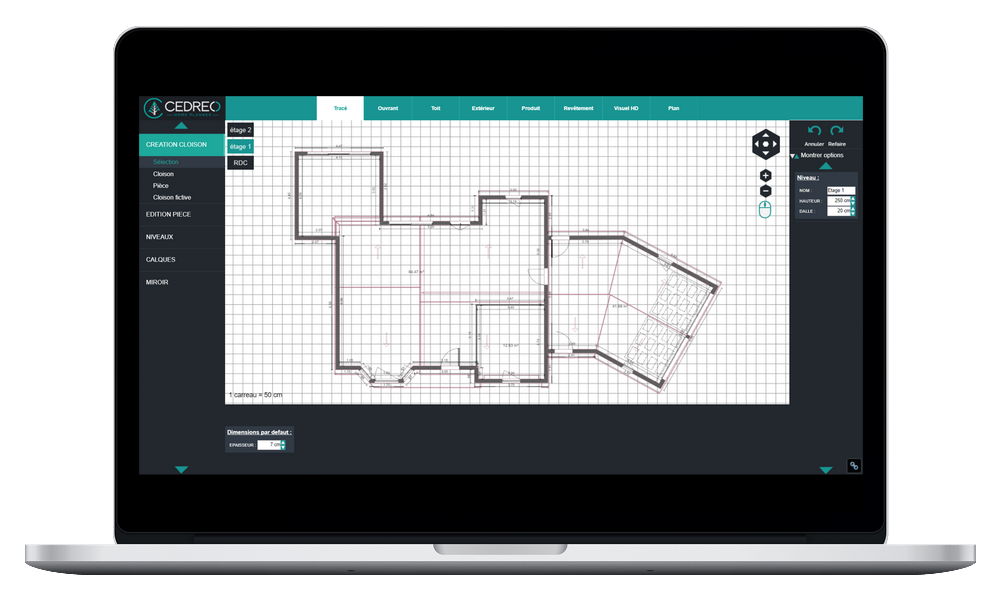 Dessinez votre plan de maison 2D avec nos outils d'aide au tracé Dessinez votre plan de maison 2D avec nos outils d'aide au tracé
