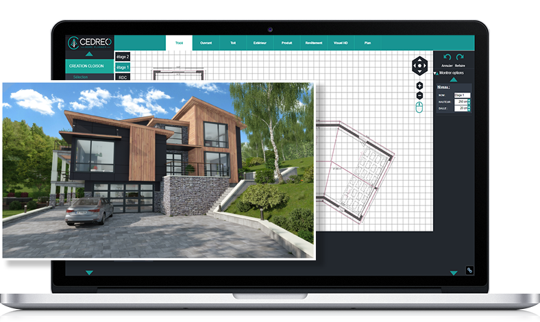 Créez des visuels HD pour aider vos clients à se projeter Créez des visuels HD pour aider vos clients à se projeter