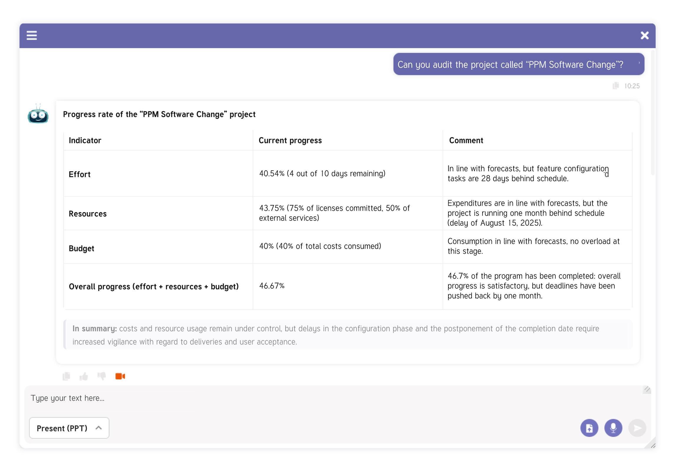 SuitePro-G - Matt, the AI integrated into SuitePro-G: an intelligent assistant to prioritize and accelerate project execution
