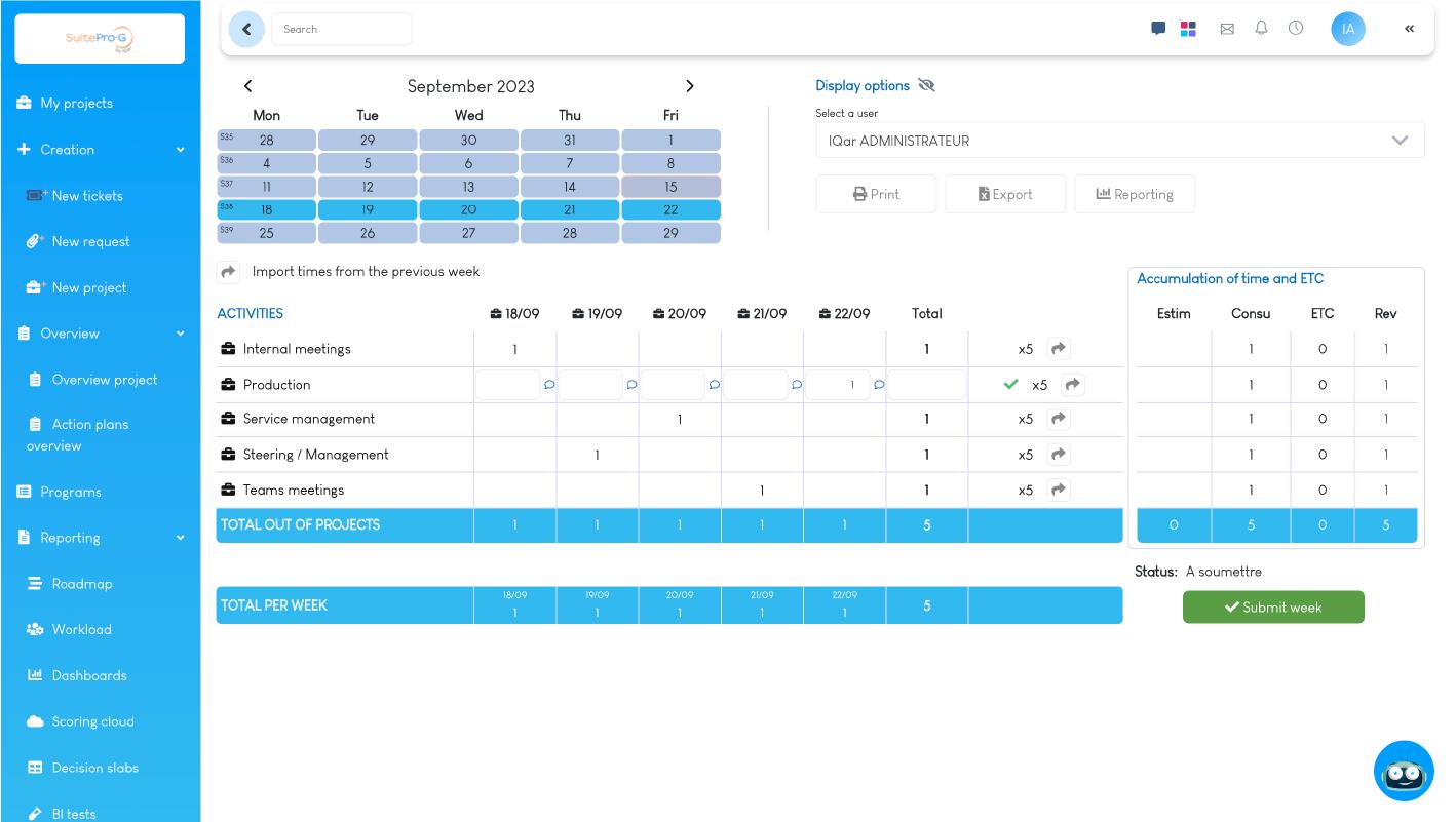 SuitePro-G - SuitePro-G by IQar allows you the recording of your working hours