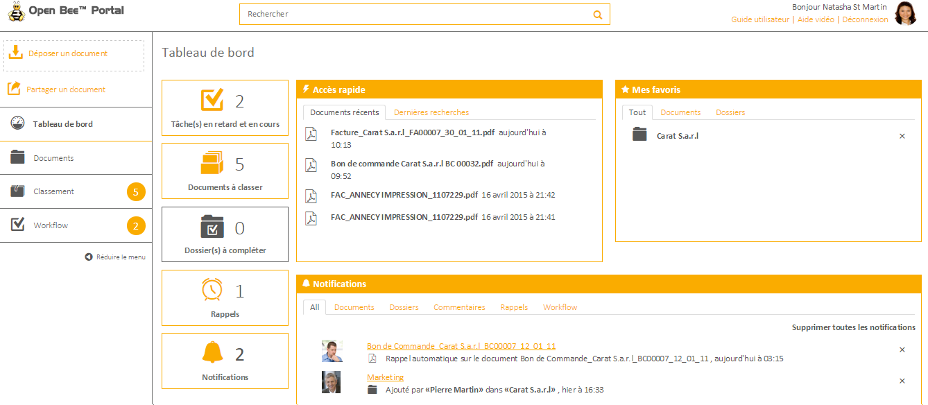 Open Bee - Open Bee Portal Dashboard