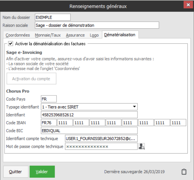 Factures dématérialisées en 2 clics et connexion avec le portail Chorus Pro Factures dématérialisées en 2 clics et connexion avec le portail Chorus Pro