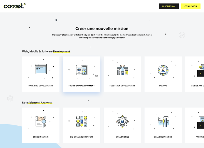 Déposez votre mission en quelques minutes sur notre plateforme. Déposez votre mission en quelques minutes sur notre plateforme.