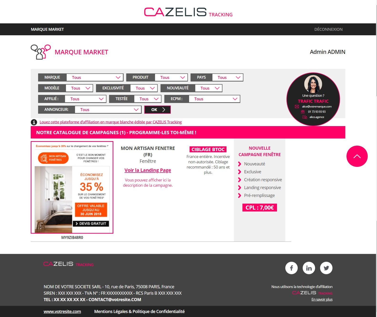 Éditez facilement votre catalogue de campagnes Éditez facilement votre catalogue de campagnes
