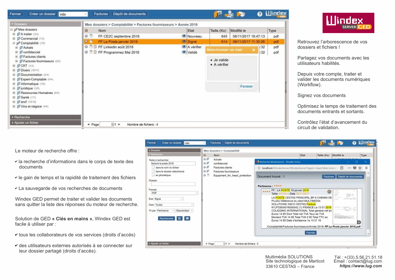 Image écran du logiciel Image écran du logiciel