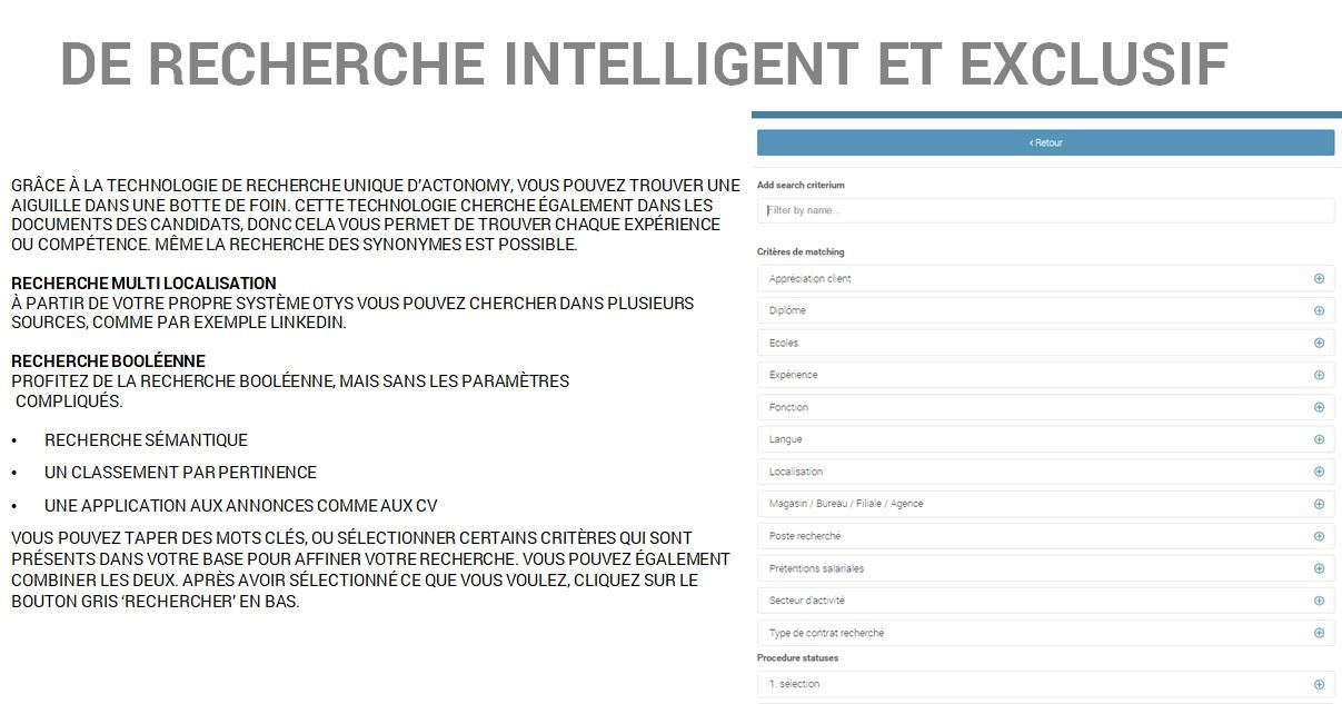 OTYS Recruiting Technology-Recherche OTYS Recruiting Technology-Recherche