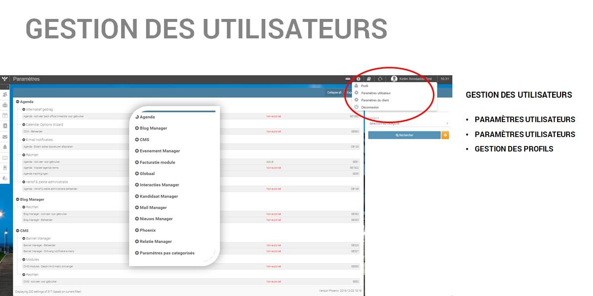 OTYS Recruiting Technology-Gestion utilsateur OTYS Recruiting Technology-Gestion utilsateur