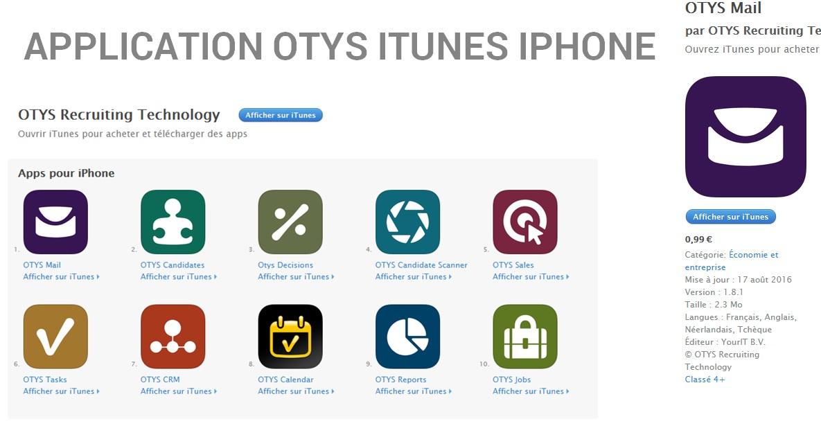 OTYS Recruiting Technology-Iphone OTYS Recruiting Technology-Iphone