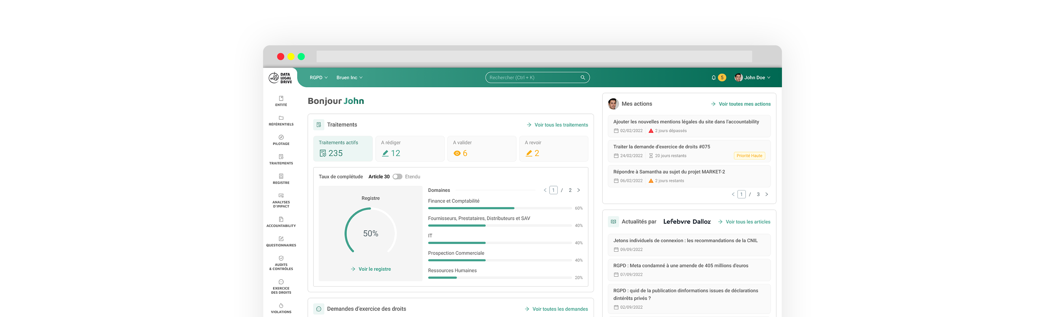 Avis Data Legal Drive : Leader des logiciels de compliance - Appvizer