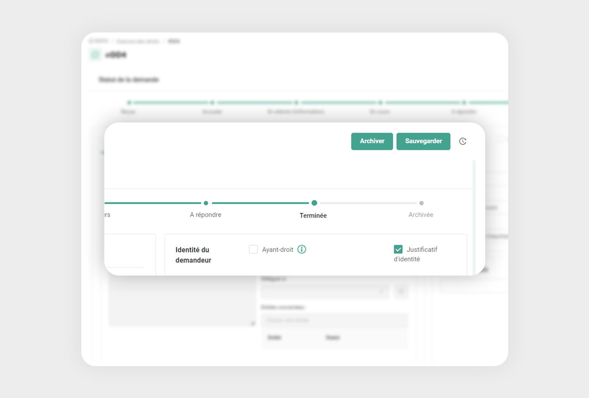 Data Legal Drive - Enregistrez et suivez facilement toutes les demandes effectuées par une personne concernée