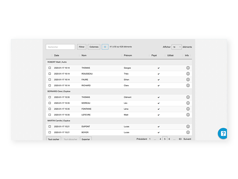 Gérer vos commandes